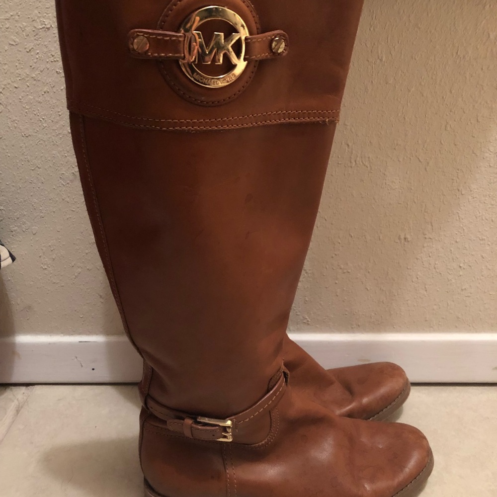 Brown Michael Kors tall boots